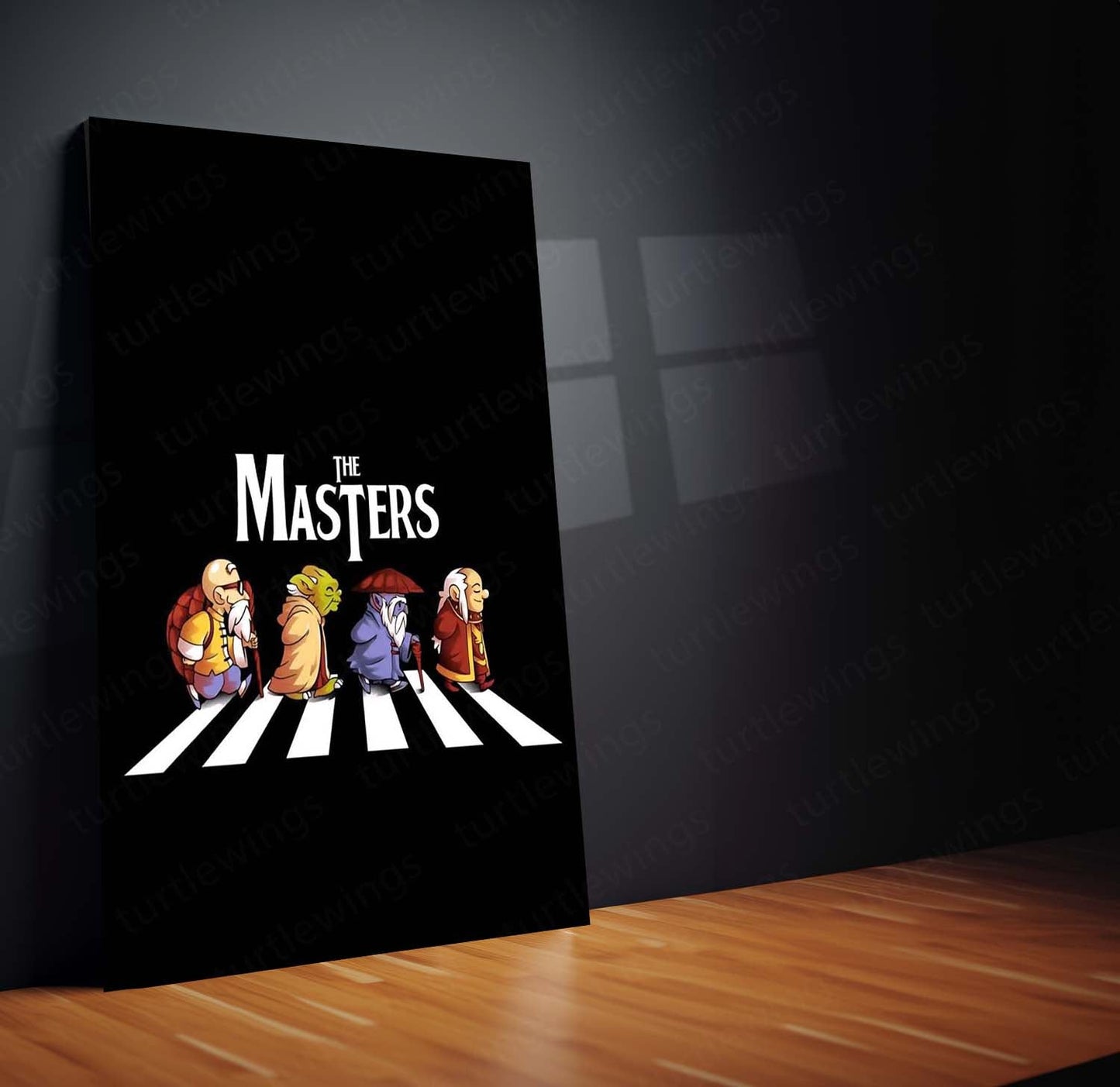 The Masters Crossover Metal Poster | Legendary Animated Masters Parody Wall Art