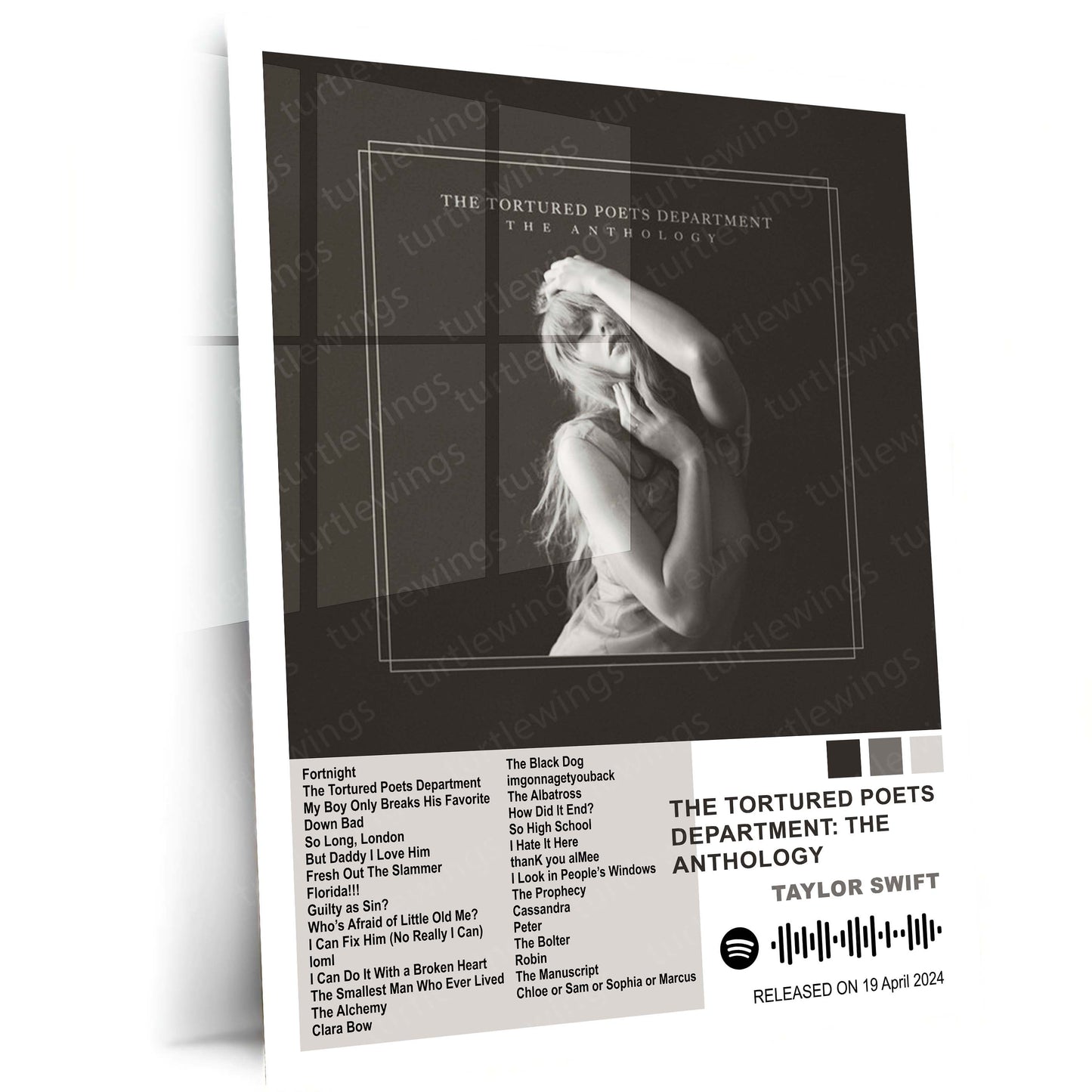 Taylor Swift – Complete Album Collection | Set of 11 | Set of 8 | Set of 4 | Premium Metal Poster Set