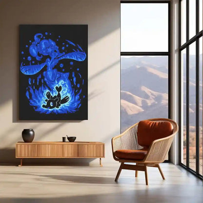 Anime Metal Poster | The Water Mermaid Within | Siren Awakening Pokemon Metal Frame Inner Expression, Fluid Grace & Confident Power Wall Art - TURTLEWINGS 