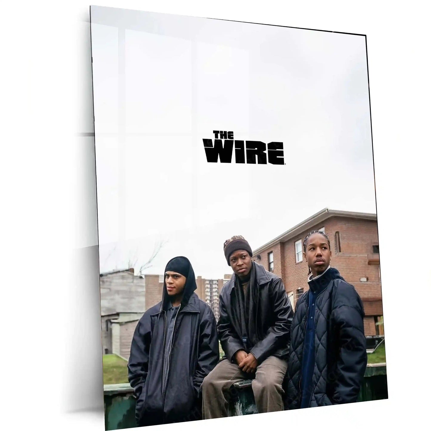 Movies & Series Metal Poster | The Wire Metal Poster | Iconic Crime Drama Wall Art | HBO Series Poster | Minimal Urban Street Decor - TURTLEWINGS