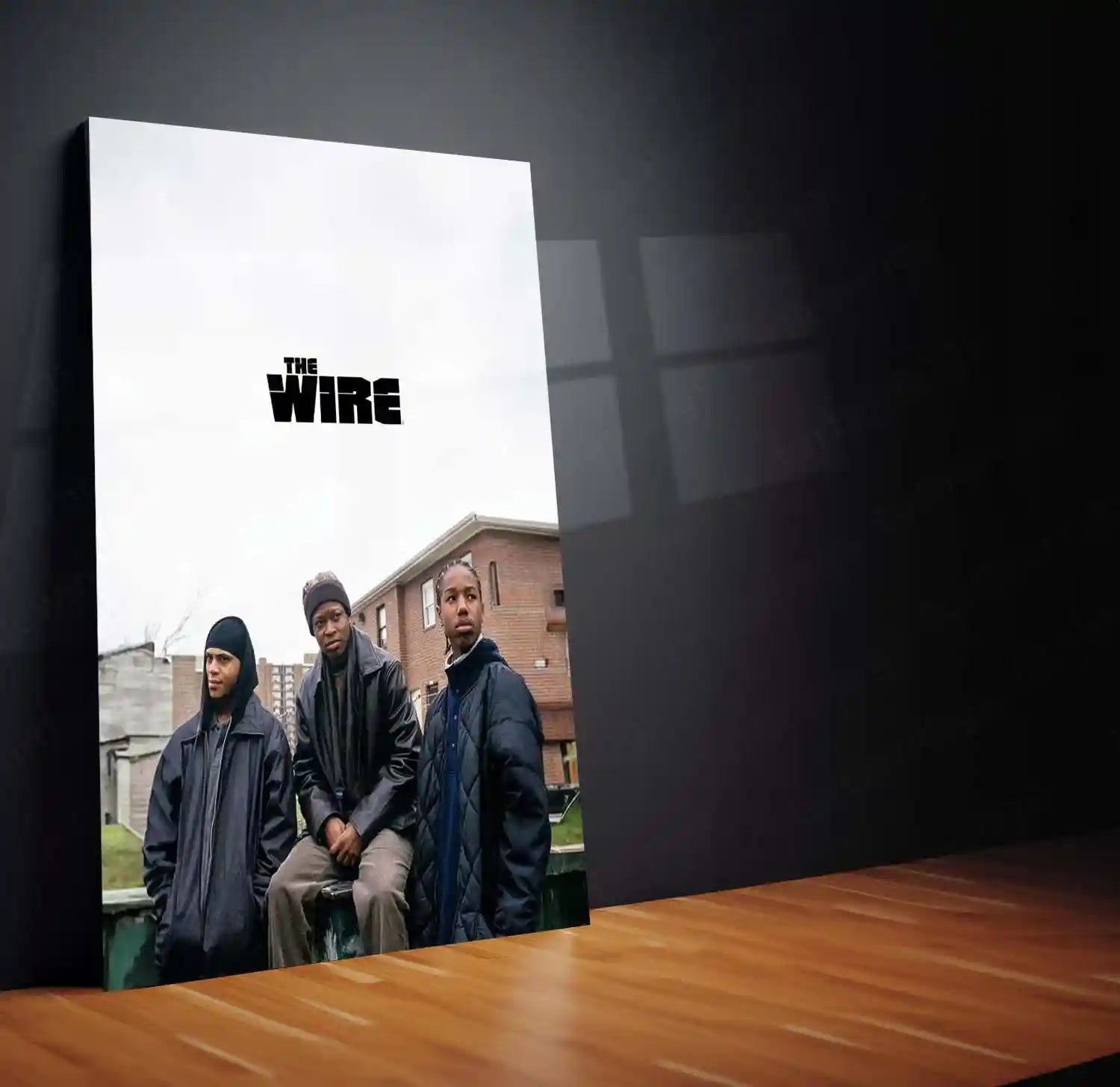 Movies & Series Metal Poster | The Wire Metal Poster | Iconic Crime Drama Wall Art | HBO Series Poster | Minimal Urban Street Decor - TURTLEWINGS