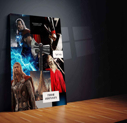 Thor Metal Poster – The Mighty God of Thunder - TURTLEWINGS