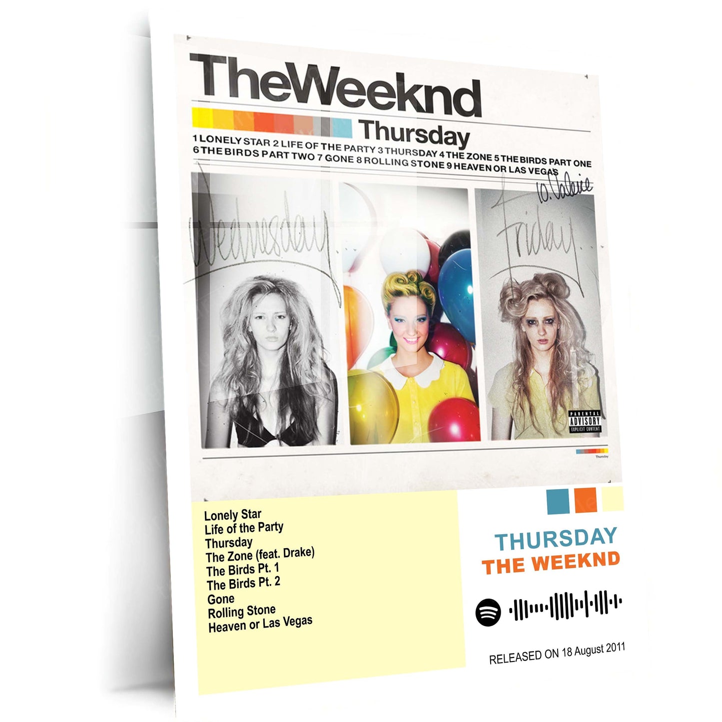The Weeknd – Complete Album Collection | Set of 10 | Set of 8 | Set of 4 | Premium Metal Poster Set