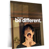 Anime Metal Poster | Toji Fushiguro Motivation Metal Poster | “Be Rare, Be Different” Anime Wall Art | Premium Aluminum Print