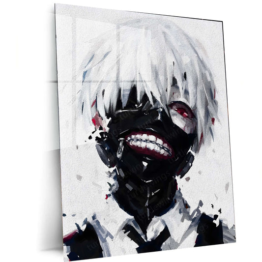 Anime Metal Poster | Tokyo Ghoul Metal Poster Collection | Dark Anime Wall Frame Décor - TURTLEWINGS