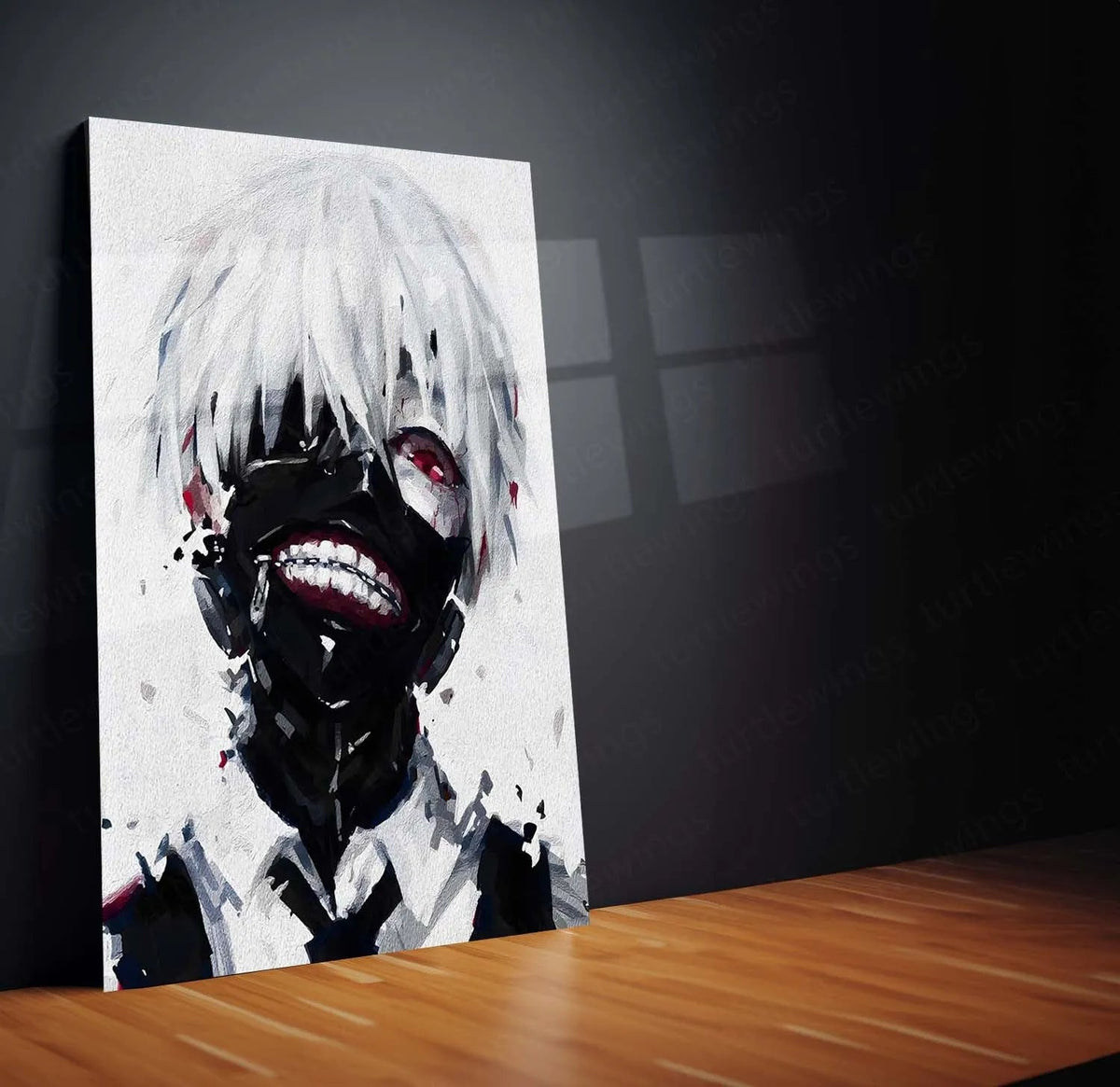 Anime Metal Poster | Tokyo Ghoul Metal Poster Collection | Dark Anime Wall Frame Décor - TURTLEWINGS