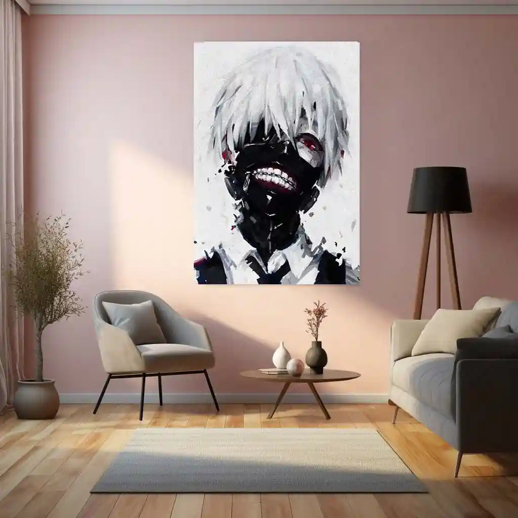 Anime Metal Poster | Tokyo Ghoul Metal Poster Collection | Dark Anime Wall Frame Décor - TURTLEWINGS