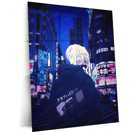 Anime Metal Poster | Tokyo Ghoul Metal Poster Collection | Dark Anime Wall Frame Décor 02 - TURTLEWINGS