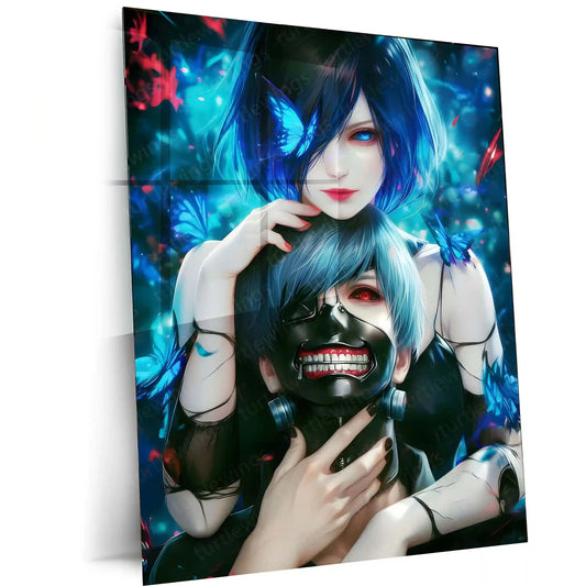 Anime Metal Poster | Tokyo Ghoul Metal Poster Collection | Dark Anime Wall Frame Décor 03 - TURTLEWINGS