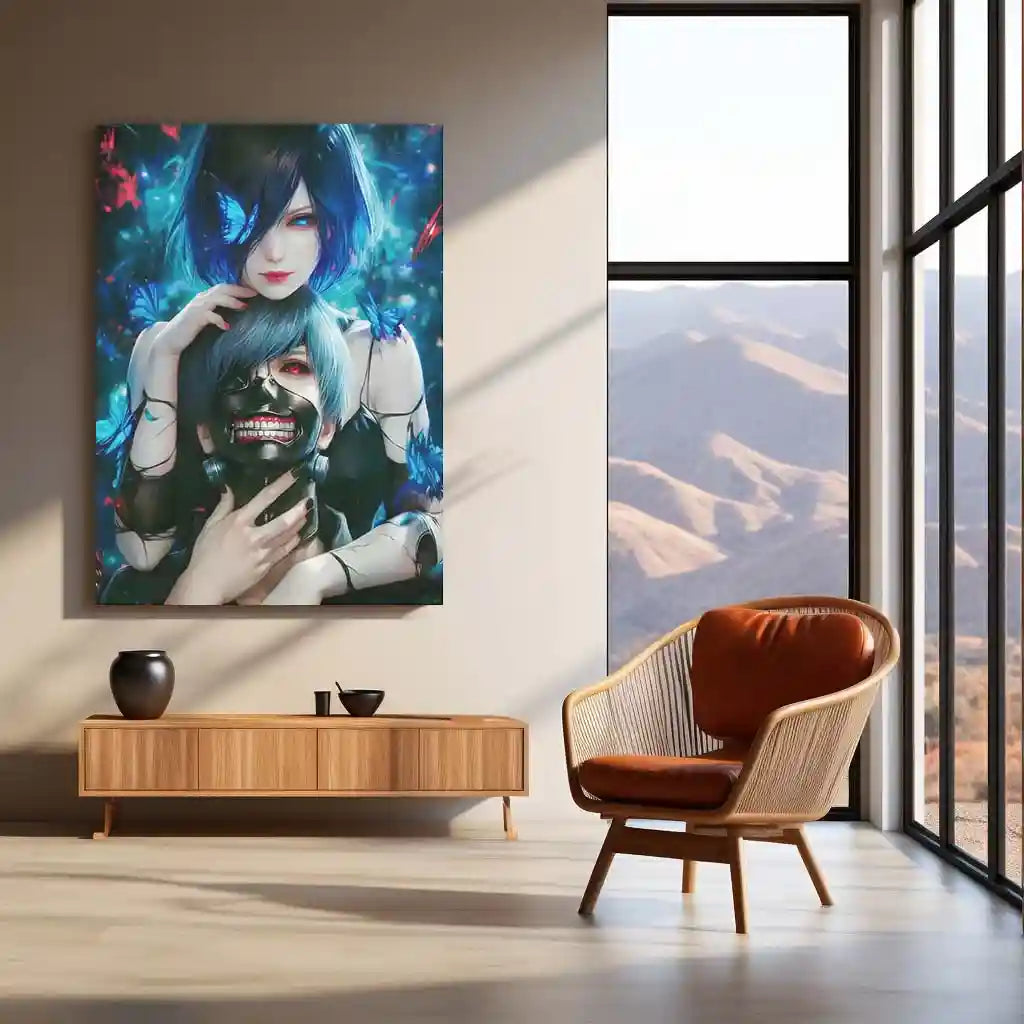 Anime Metal Poster | Tokyo Ghoul Metal Poster Collection | Dark Anime Wall Frame Décor 03 - TURTLEWINGS
