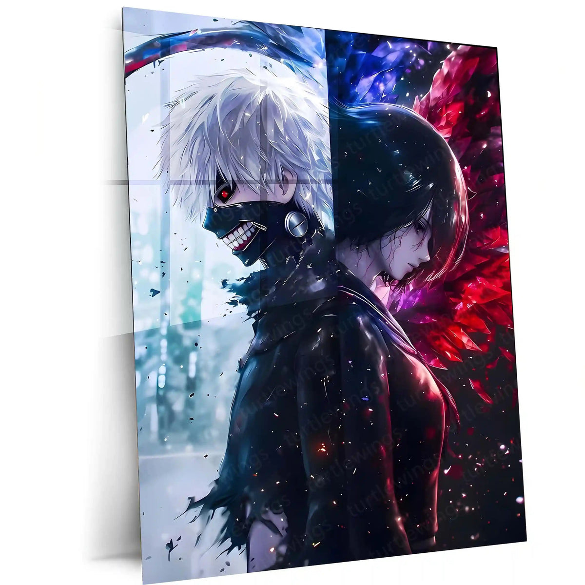 Anime Metal Poster | Tokyo Ghoul Metal Poster Collection | Dark Anime Wall Frame Décor 04 - TURTLEWINGS