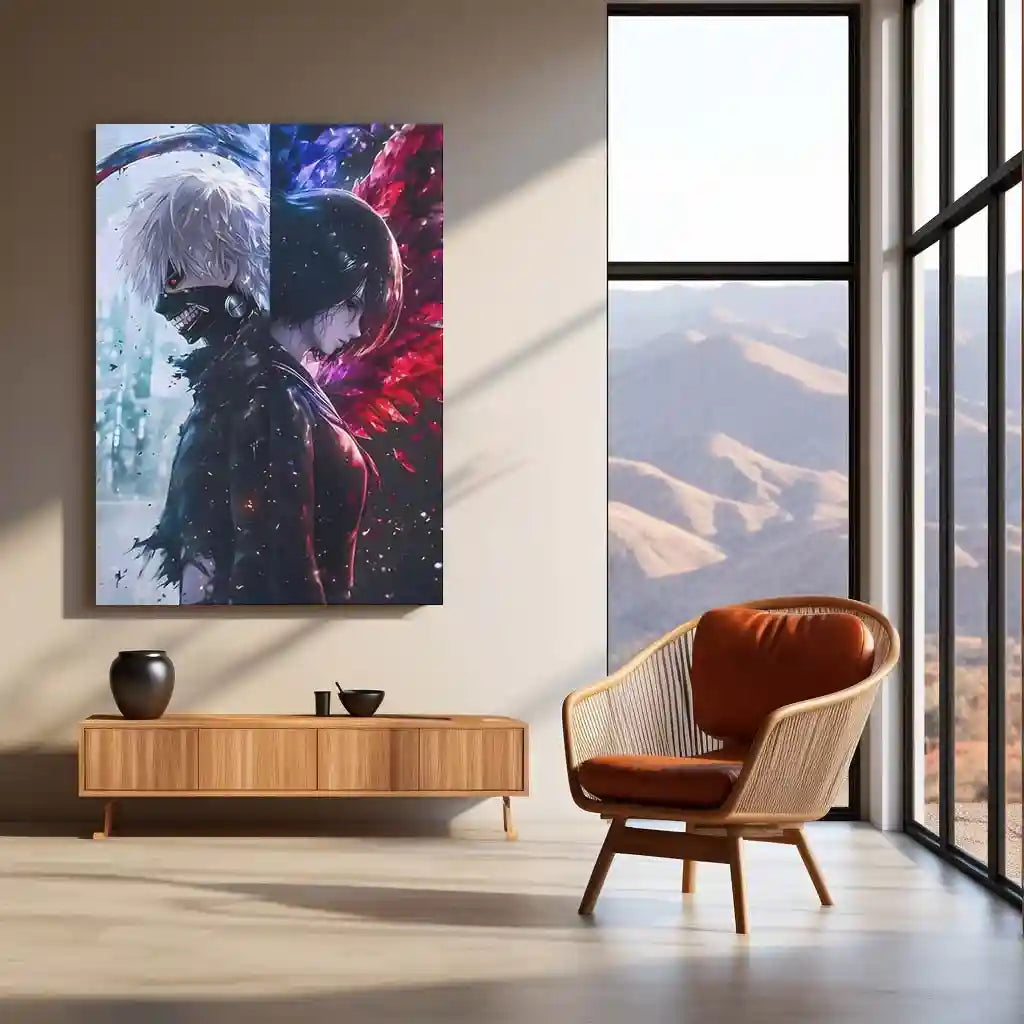 Anime Metal Poster | Tokyo Ghoul Metal Poster Collection | Dark Anime Wall Frame Décor 04 - TURTLEWINGS