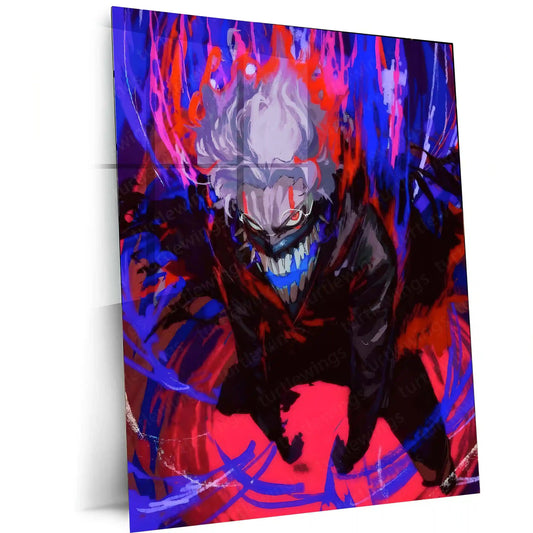 Anime Metal Poster | Tokyo Ghoul Metal Poster Collection | Dark Anime Wall Frame Décor 05 - TURTLEWINGS