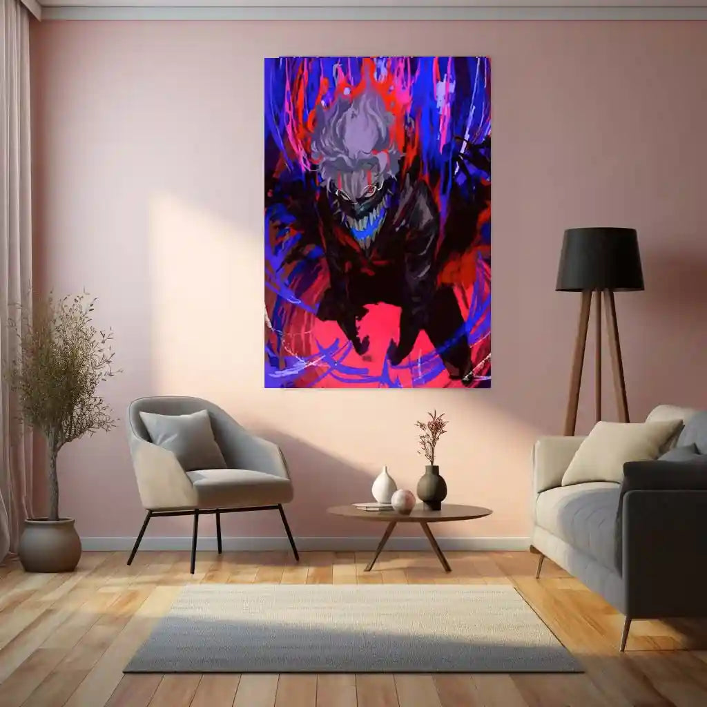 Anime Metal Poster | Tokyo Ghoul Metal Poster Collection | Dark Anime Wall Frame Décor 05 - TURTLEWINGS