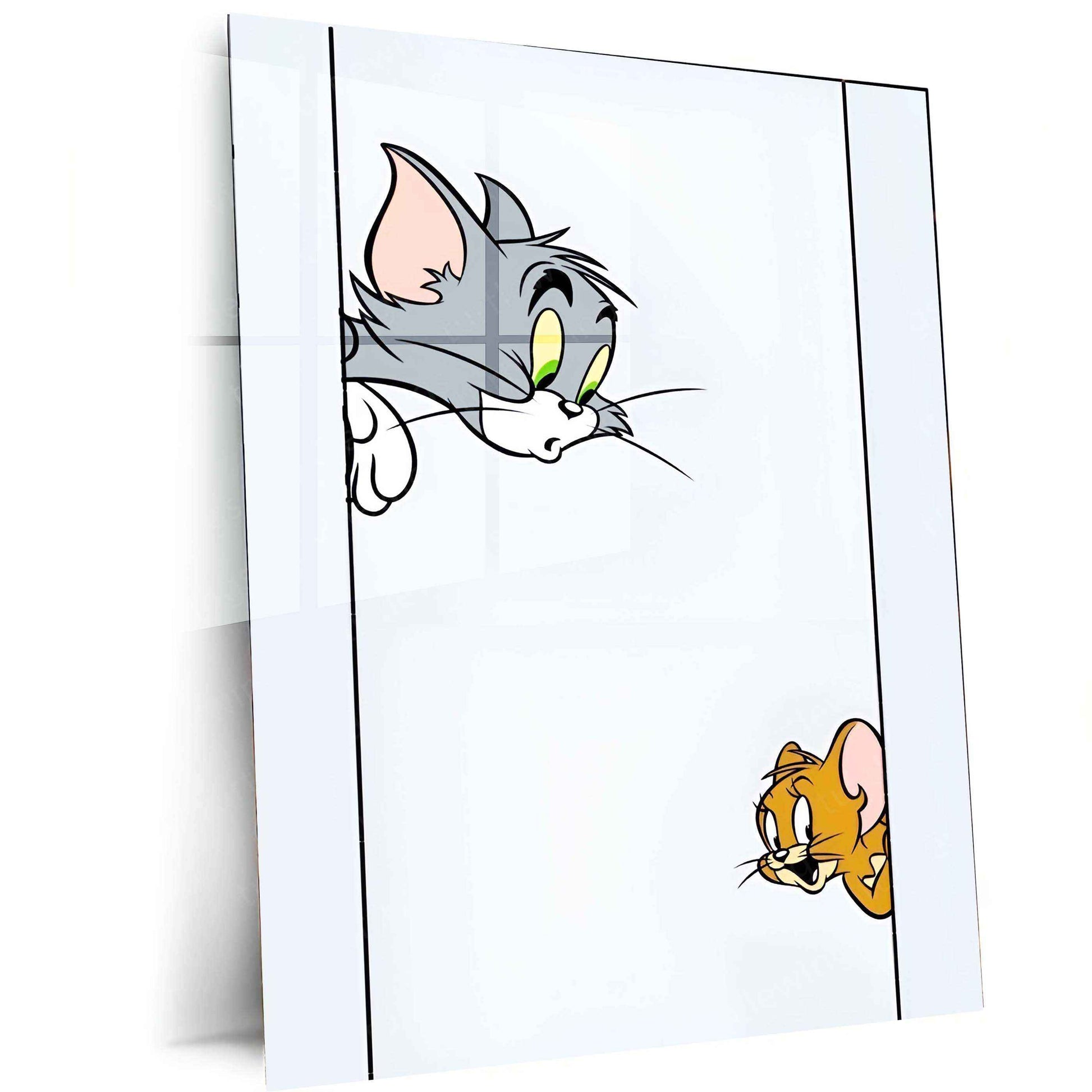 Tom and Jerry Metal Poster – Classic Cartoon Chaos 2 - TURTLEWINGS