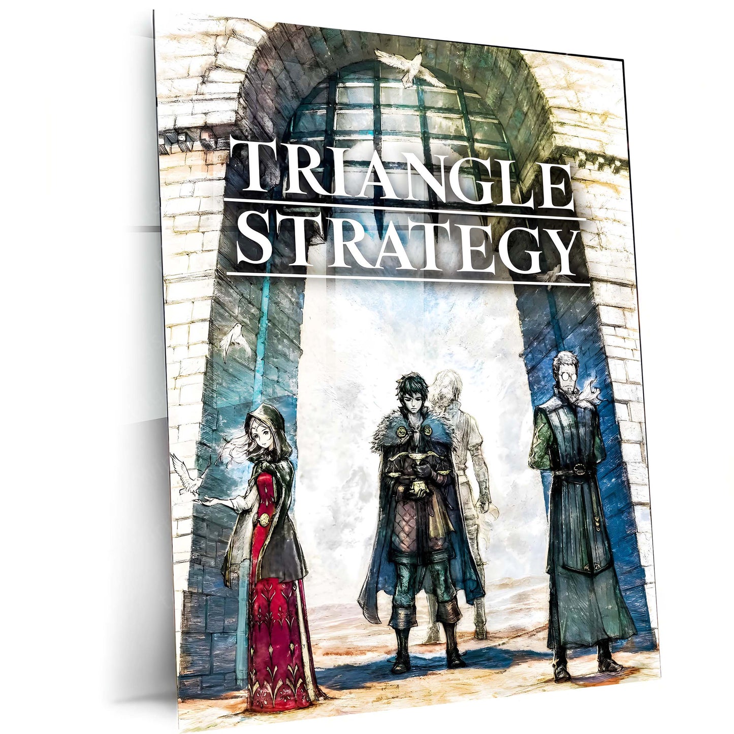 Game Metal poster | Triangle Strategy – Heroes of Norzelia Metal Frame