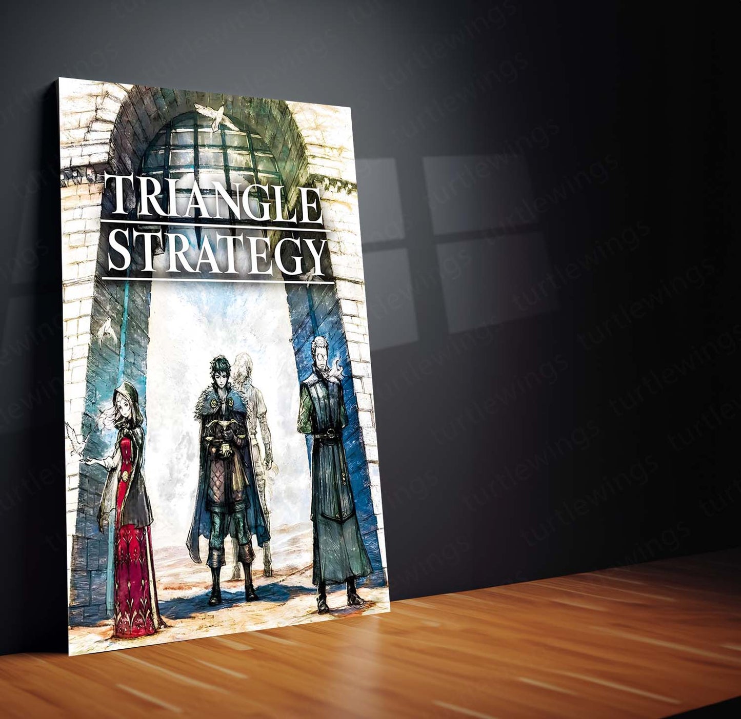 Game Metal poster | Triangle Strategy – Heroes of Norzelia Metal Frame