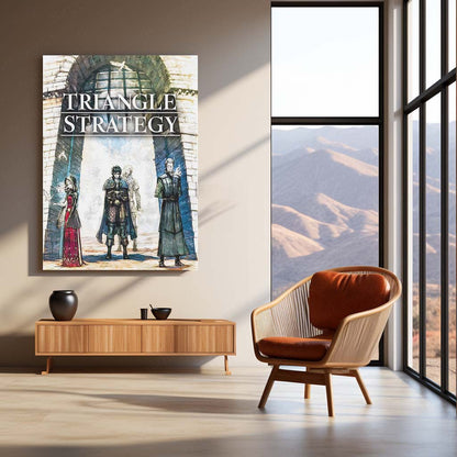Game Metal poster | Triangle Strategy – Heroes of Norzelia Metal Frame
