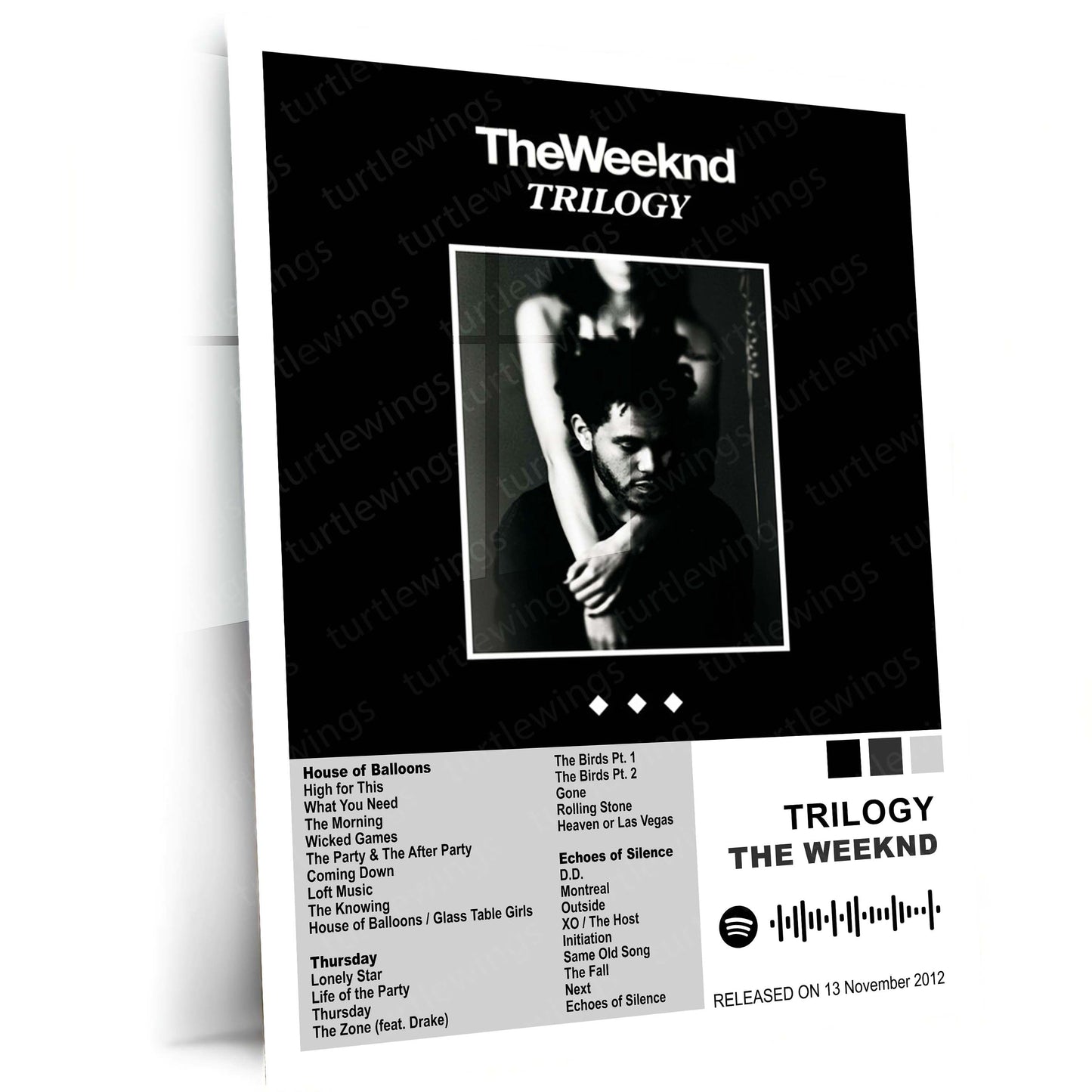 The Weeknd – Complete Album Collection | Set of 10 | Set of 8 | Set of 4 | Premium Metal Poster Set