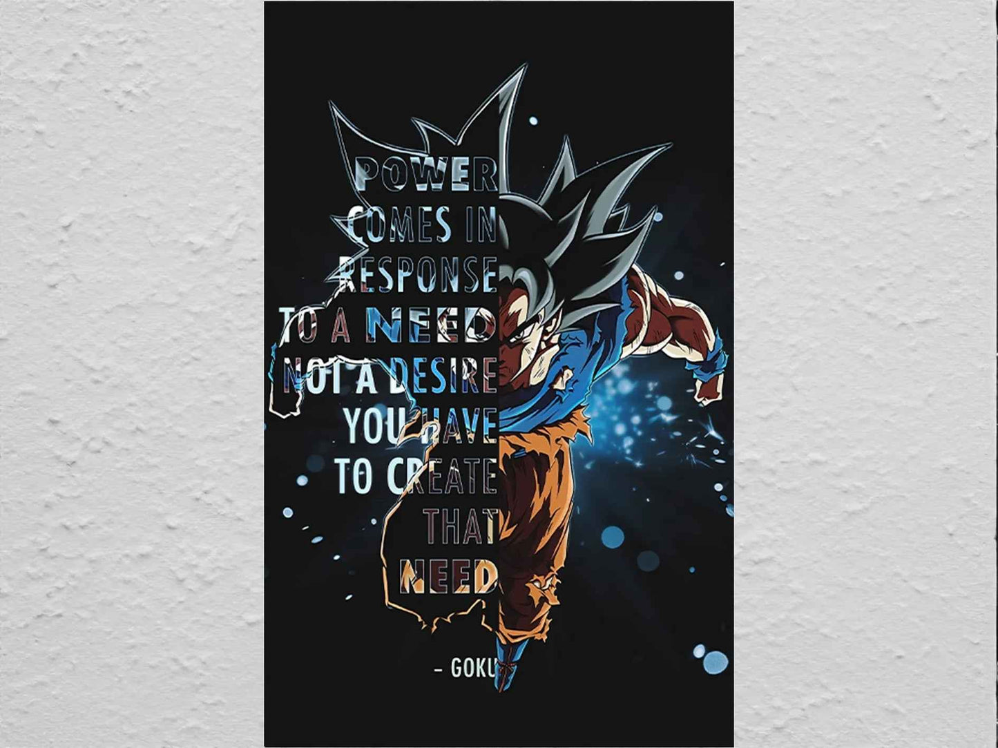 Goku Metal Poster - TURTLEWINGS