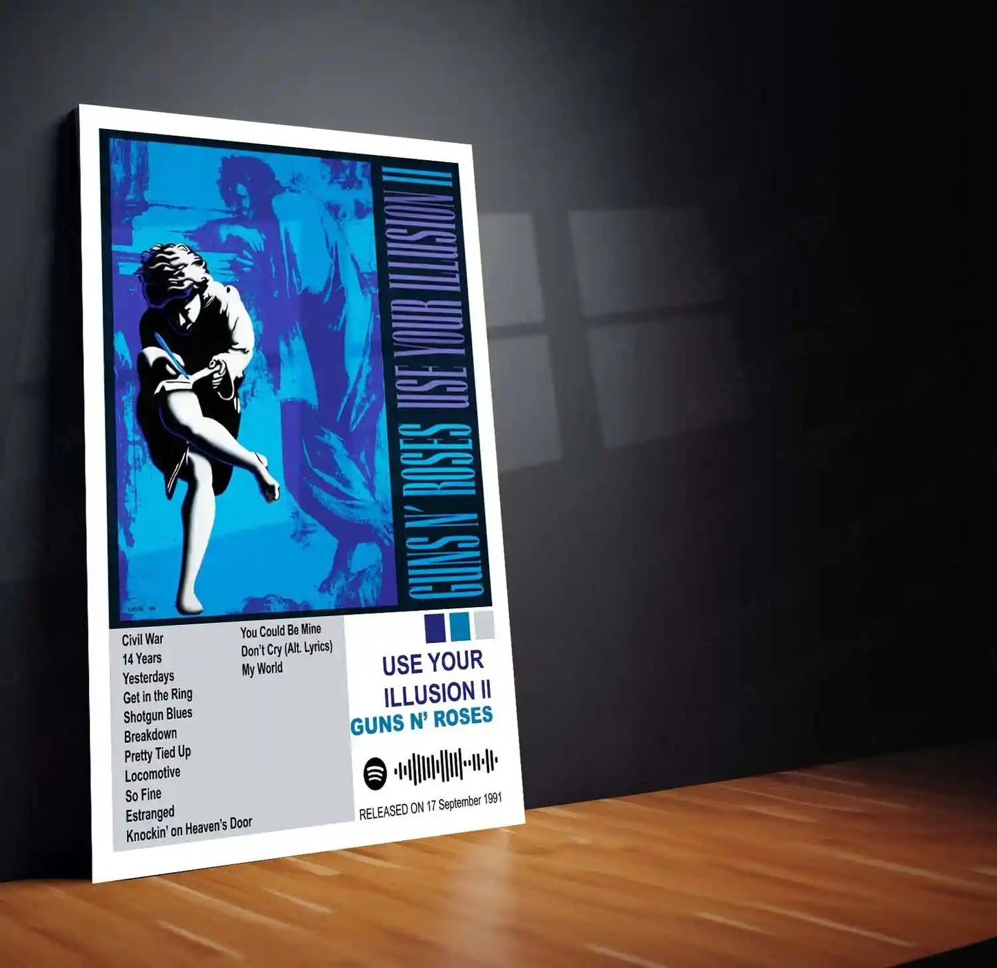 Guns N’ Roses Complete Collection | Set of 10 | Set of 8 | Set of 4 | Album Posters Metal Frames Hard Rock Legends. Raw Energy. Timeless Stage Power. - TURTLEWINGS