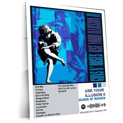 Guns N’ Roses Complete Collection | Set of 10 | Set of 8 | Set of 4 | Album Posters Metal Frames Hard Rock Legends. Raw Energy. Timeless Stage Power. - TURTLEWINGS