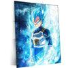 Vegeta Metal Poster – Saiyan Prince Wall Art | dbz Anime Decor