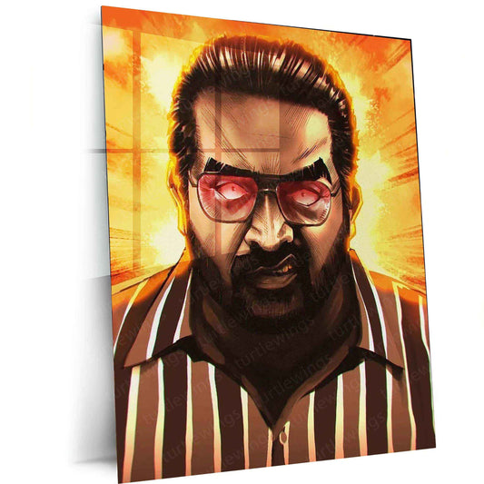Vijay Sethupathi Metal Poster – Iconic Tamil Superstar Wall Art | South Indian Cinema Decor - TURTLEWINGS