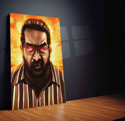 Vijay Sethupathi Metal Poster – Iconic Tamil Superstar Wall Art | South Indian Cinema Decor - TURTLEWINGS