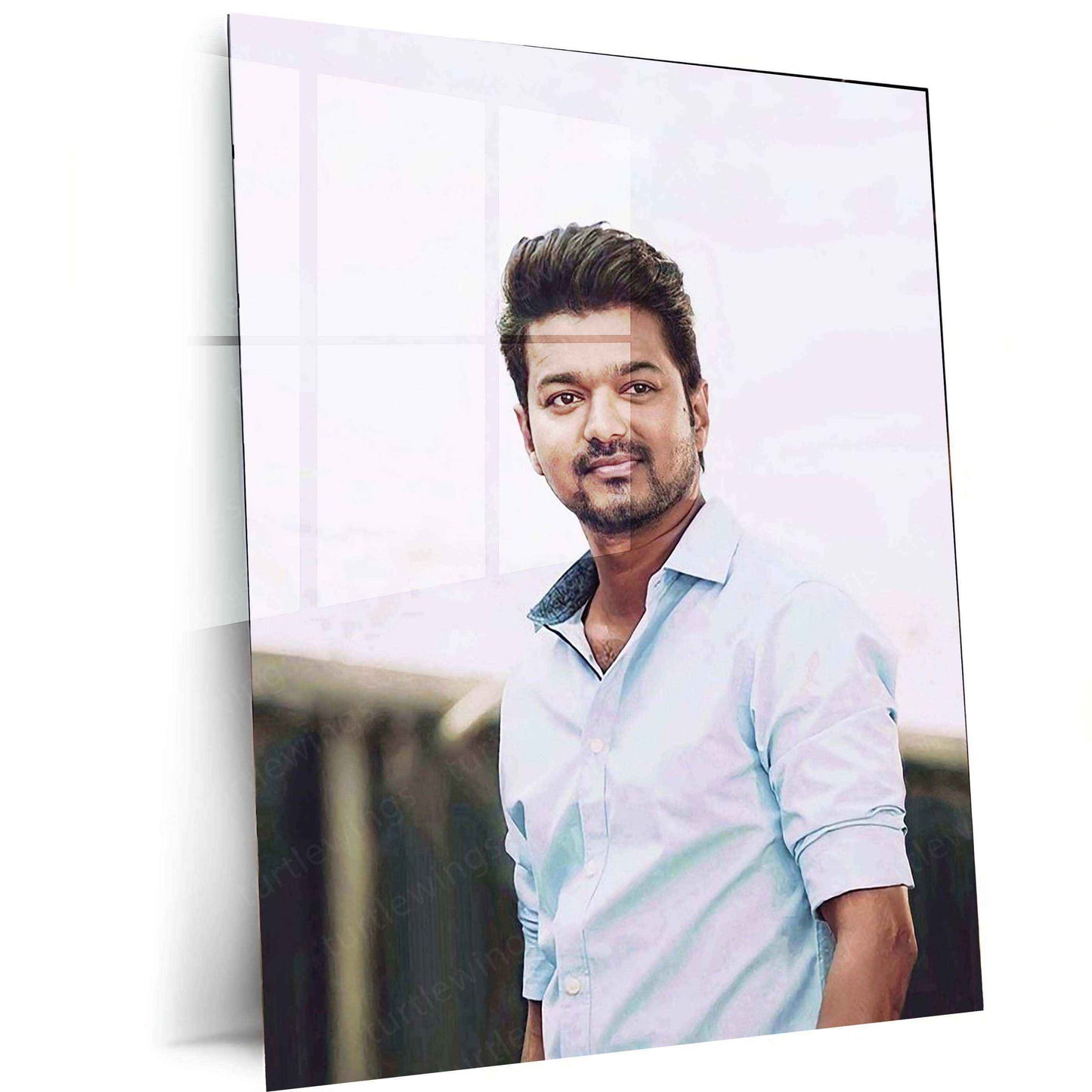 Vijay Thalapathy Metal Poster – Tamil Superstar Wall Art | Kollywood Icon Decor - TURTLEWINGS