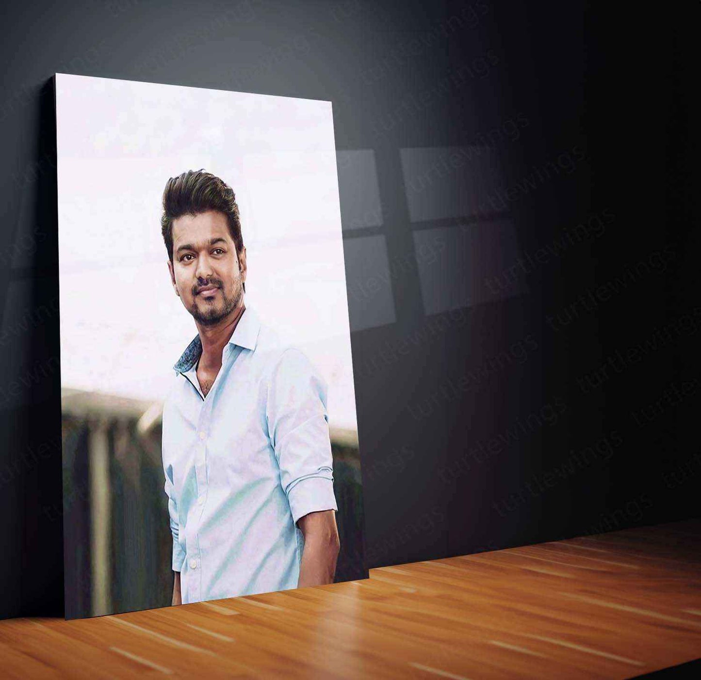 Vijay Thalapathy Metal Poster – Tamil Superstar Wall Art | Kollywood Icon Decor - TURTLEWINGS