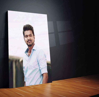 Vijay Thalapathy Metal Poster – Tamil Superstar Wall Art | Kollywood Icon Decor - TURTLEWINGS