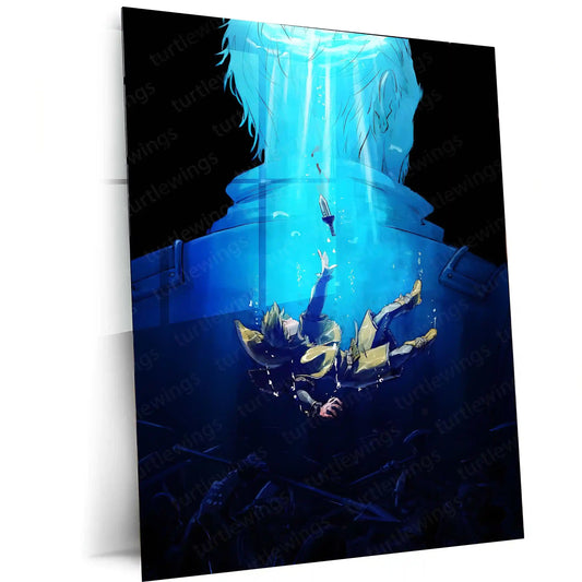 Anime Metal Poster | Vinland Saga – Thorfinn Manga Metal Poster | Viking Anime Wall Frame - TURTLEWINGS