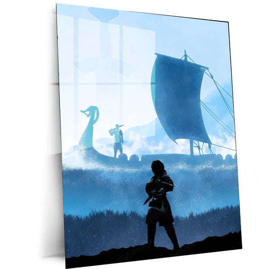 Anime Metal Poster | Vinland Saga – Thorfinn Manga Metal Poster | Viking Anime Wall Frame 02 - TURTLEWINGS