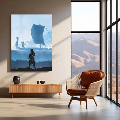 Anime Metal Poster | Vinland Saga – Thorfinn Manga Metal Poster | Viking Anime Wall Frame 02 - TURTLEWINGS