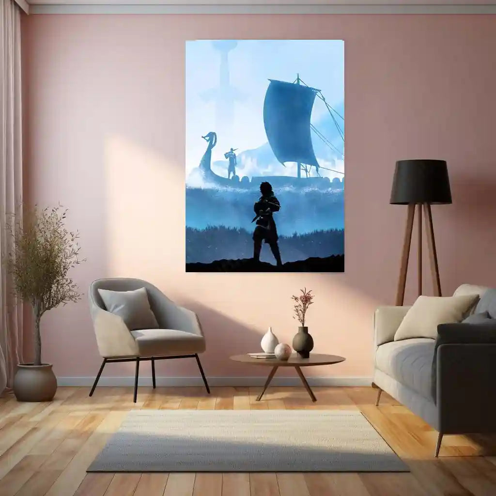 Anime Metal Poster | Vinland Saga – Thorfinn Manga Metal Poster | Viking Anime Wall Frame 02 - TURTLEWINGS