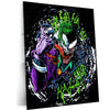Venom x Joker – Symbiotic Chaos Metal Poster | Marvel x DC Crossover Wall Frame