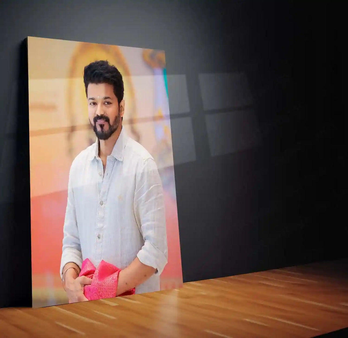 Vijay Thalapathy – Tamil Cinema Superstar Metal Poster | Tollywood Wall Frame 011 - TURTLEWINGS