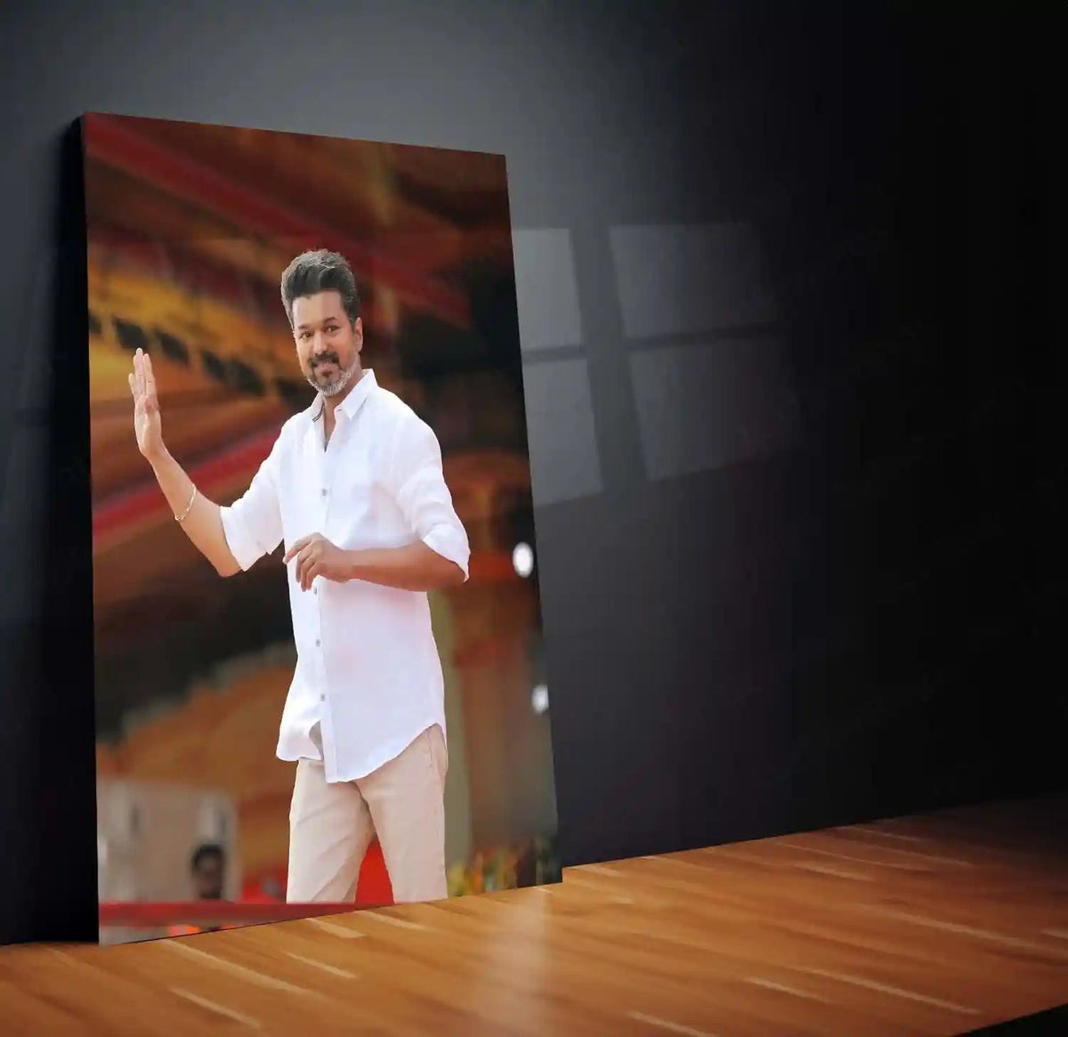 Vijay Thalapathy – Tamil Cinema Superstar Metal Poster | Tollywood Wall Frame 03 - TURTLEWINGS