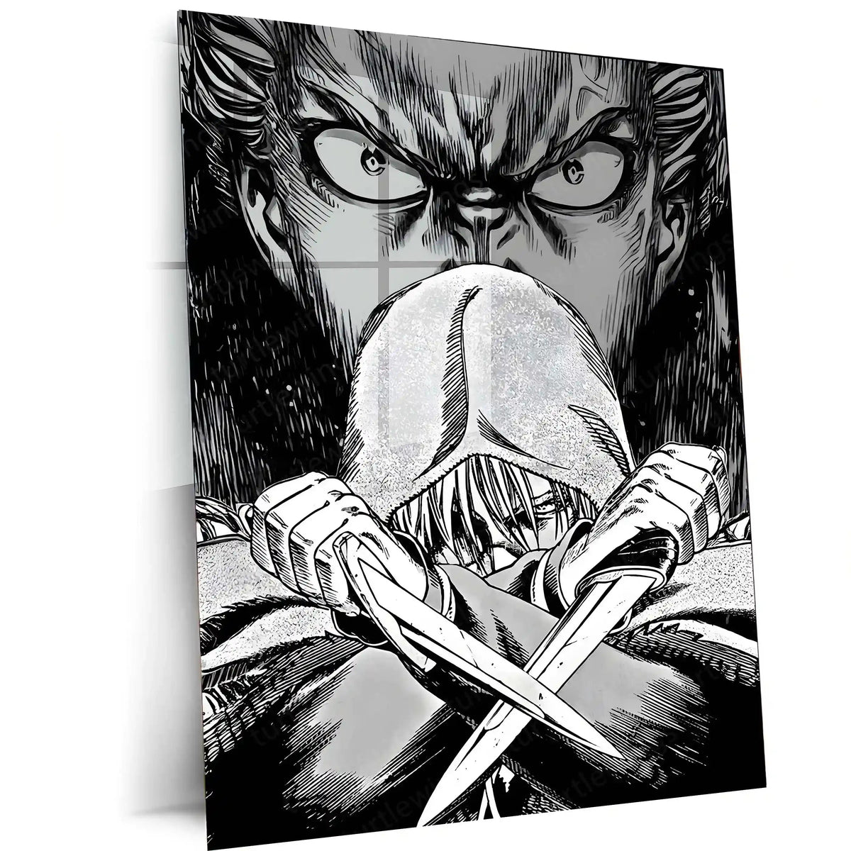 Anime Metal Poster | Vinland Saga – Thorfinn Manga Metal Poster | Viking Anime Wall Frame 05 - TURTLEWINGS