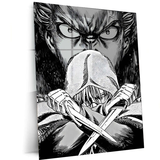 Anime Metal Poster | Vinland Saga – Thorfinn Manga Metal Poster | Viking Anime Wall Frame 05 - TURTLEWINGS