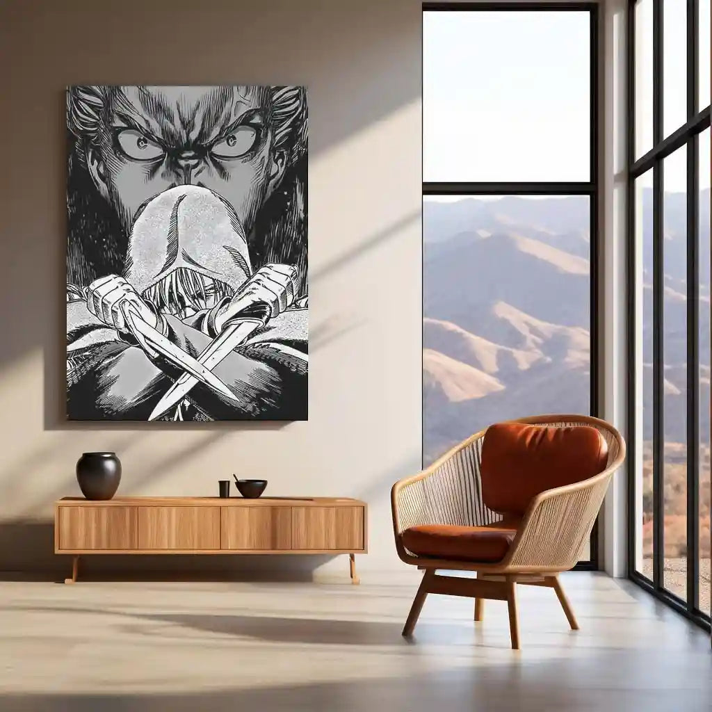 Anime Metal Poster | Vinland Saga – Thorfinn Manga Metal Poster | Viking Anime Wall Frame 05 - TURTLEWINGS