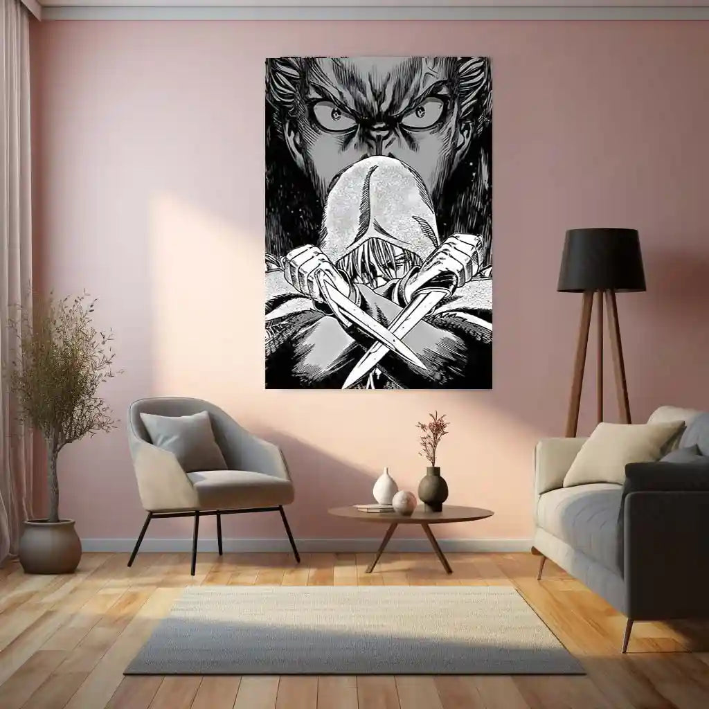 Anime Metal Poster | Vinland Saga – Thorfinn Manga Metal Poster | Viking Anime Wall Frame 05 - TURTLEWINGS