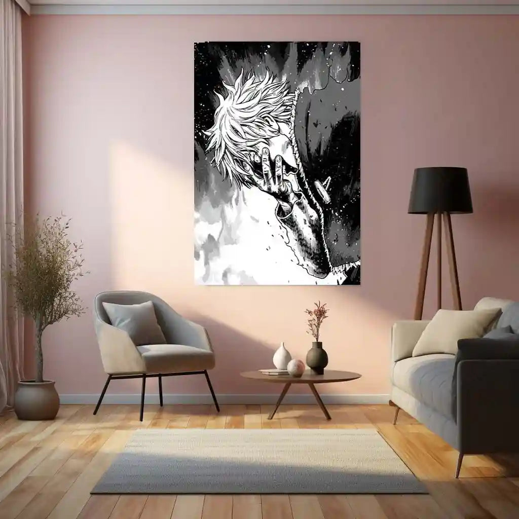 Anime Metal Poster | Vinland Saga – Thorfinn Manga Metal Poster | Viking Anime Wall Frame 06 - TURTLEWINGS