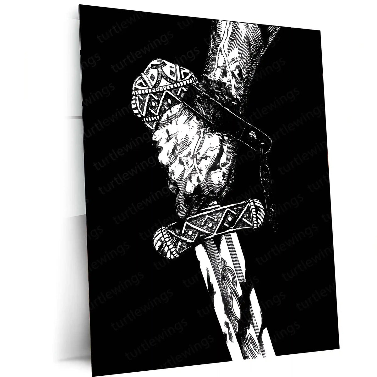 Anime Metal Poster | Vinland Saga – Thorfinn Manga Metal Poster | Viking Anime Wall Frame 04 - TURTLEWINGS