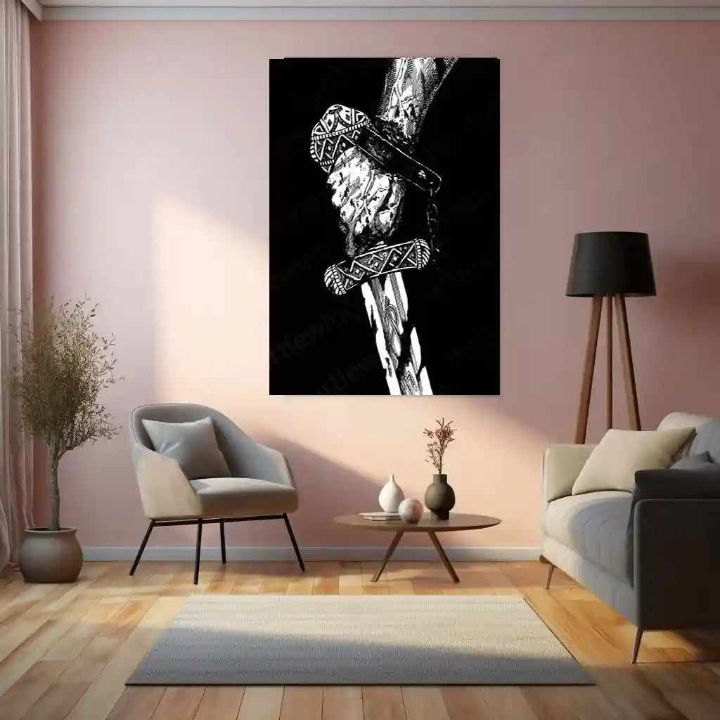 Anime Metal Poster | Vinland Saga – Thorfinn Manga Metal Poster | Viking Anime Wall Frame 04 - TURTLEWINGS