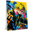 Anime Metal Poster | One Piece Metal Poster | Vinsmoke Sanji Neon Street Art Wall Decor | Epic Straw Hat Anime Metal Frame