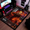 Black Leg Sanji Anime Area Flat Rug | Fire Power Character Floor Mat | One Piece Inspired Gaming Flat Rug for Bedroom, Otaku Room & Anime Setup Decor