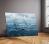 Vision Ocean Boat Art Metal Poster | Minimalist Motivation Wall Art | Inspirational Metal Poster