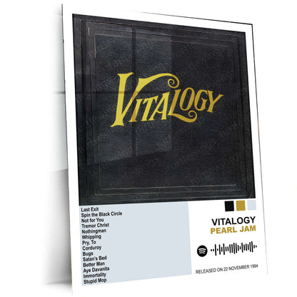 Pearl Jam Complete Collection | Set of 11 | Set of 8 | Set of 4 | Album Posters Metal Frames Grunge Legacy. Raw Emotion. Seattle Sound Forever. - TURTLEWINGS